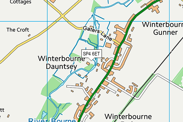 SP4 6ET map - OS VectorMap District (Ordnance Survey)