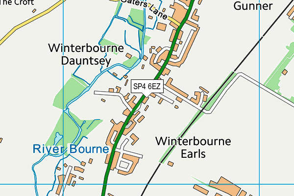 SP4 6EZ map - OS VectorMap District (Ordnance Survey)