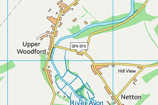 SP4 6FA map - OS VectorMap District (Ordnance Survey)