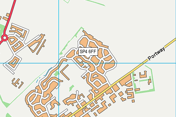 SP4 6FF map - OS VectorMap District (Ordnance Survey)