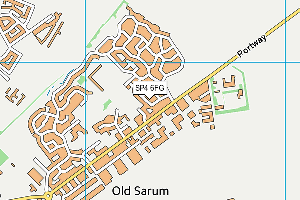 SP4 6FG map - OS VectorMap District (Ordnance Survey)