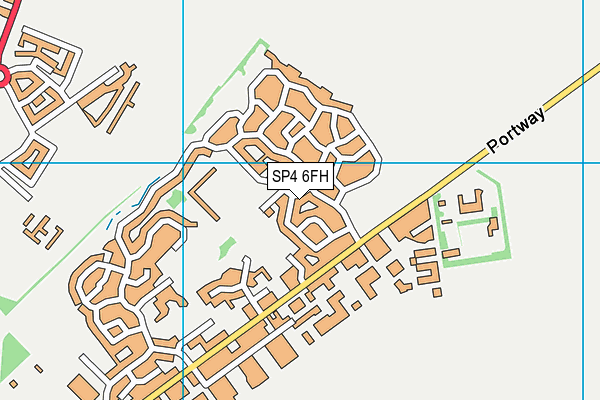 SP4 6FH map - OS VectorMap District (Ordnance Survey)