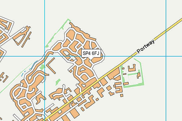 SP4 6FJ map - OS VectorMap District (Ordnance Survey)