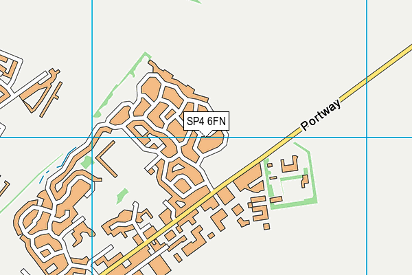 SP4 6FN map - OS VectorMap District (Ordnance Survey)