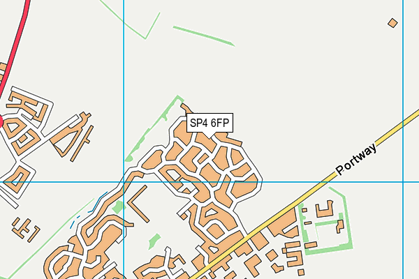 SP4 6FP map - OS VectorMap District (Ordnance Survey)
