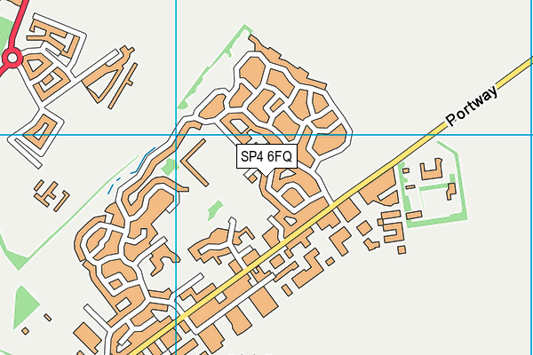 SP4 6FQ map - OS VectorMap District (Ordnance Survey)