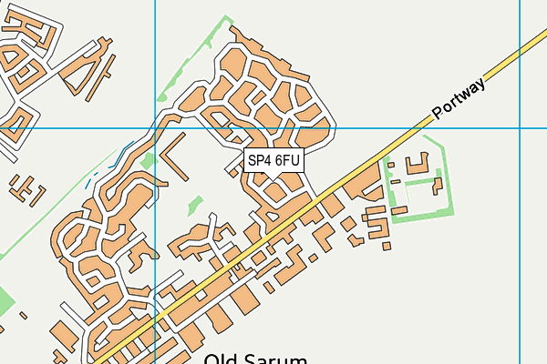 SP4 6FU map - OS VectorMap District (Ordnance Survey)