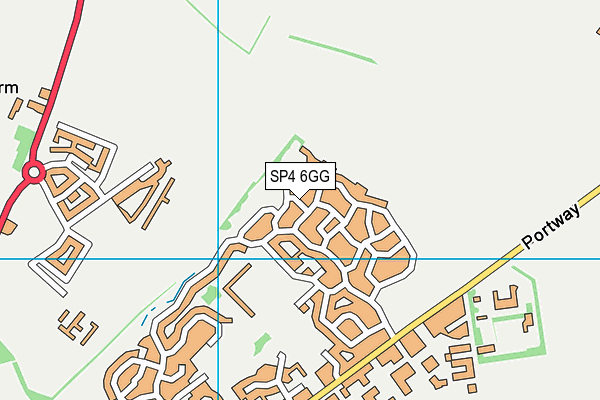 SP4 6GG map - OS VectorMap District (Ordnance Survey)