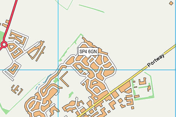 SP4 6GN map - OS VectorMap District (Ordnance Survey)