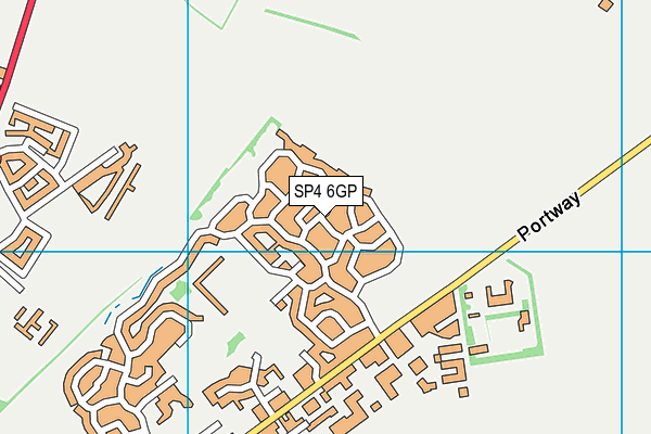SP4 6GP map - OS VectorMap District (Ordnance Survey)