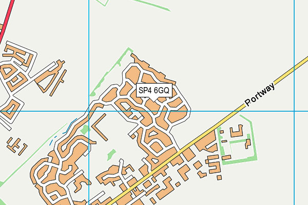 SP4 6GQ map - OS VectorMap District (Ordnance Survey)