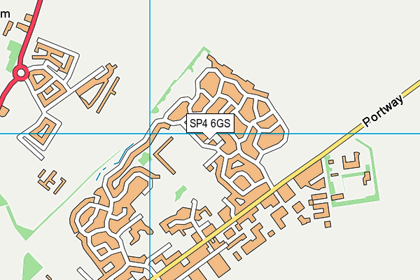 SP4 6GS map - OS VectorMap District (Ordnance Survey)