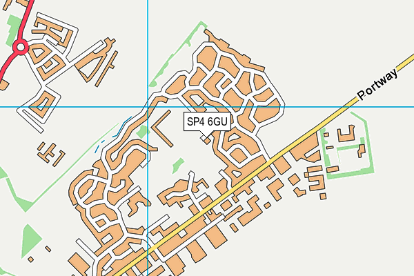 SP4 6GU map - OS VectorMap District (Ordnance Survey)