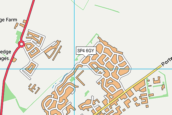 SP4 6GY map - OS VectorMap District (Ordnance Survey)