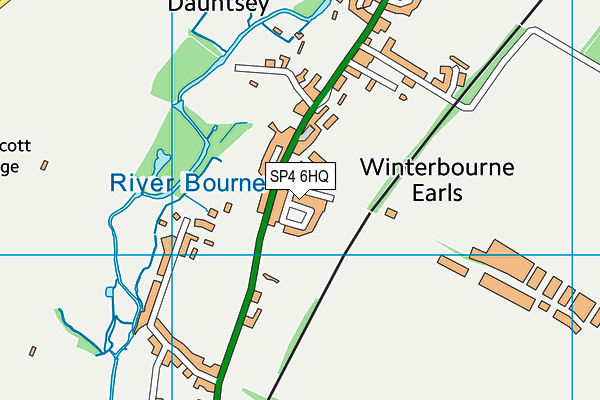 SP4 6HQ map - OS VectorMap District (Ordnance Survey)