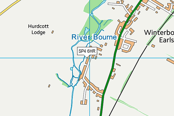 SP4 6HR map - OS VectorMap District (Ordnance Survey)