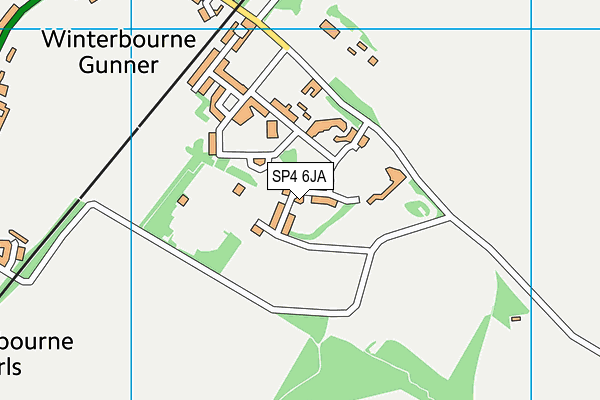 SP4 6JA map - OS VectorMap District (Ordnance Survey)