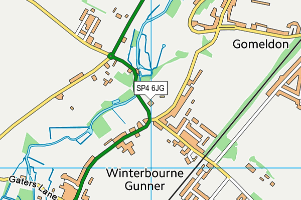 SP4 6JG map - OS VectorMap District (Ordnance Survey)