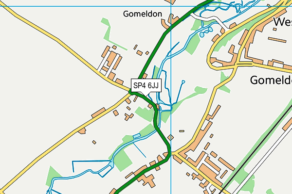 SP4 6JJ map - OS VectorMap District (Ordnance Survey)