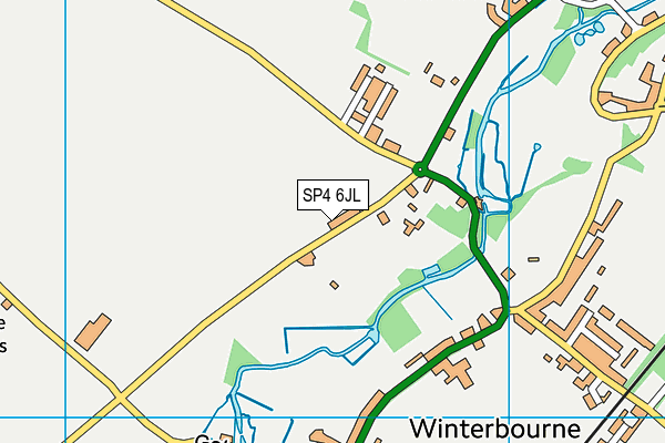 SP4 6JL map - OS VectorMap District (Ordnance Survey)
