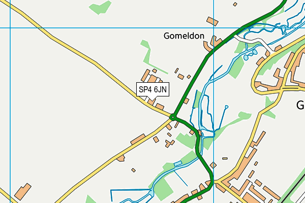 SP4 6JN map - OS VectorMap District (Ordnance Survey)