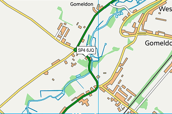 SP4 6JQ map - OS VectorMap District (Ordnance Survey)