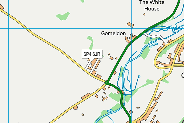 SP4 6JR map - OS VectorMap District (Ordnance Survey)