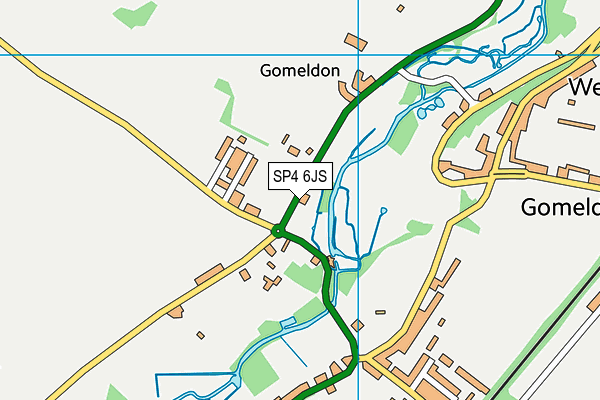 SP4 6JS map - OS VectorMap District (Ordnance Survey)