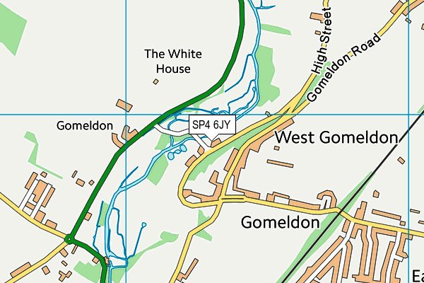 SP4 6JY map - OS VectorMap District (Ordnance Survey)