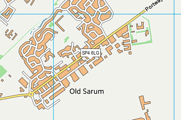 SP4 6LG map - OS VectorMap District (Ordnance Survey)