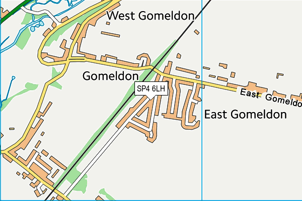 SP4 6LH map - OS VectorMap District (Ordnance Survey)