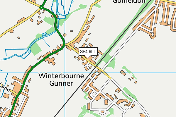 SP4 6LL map - OS VectorMap District (Ordnance Survey)