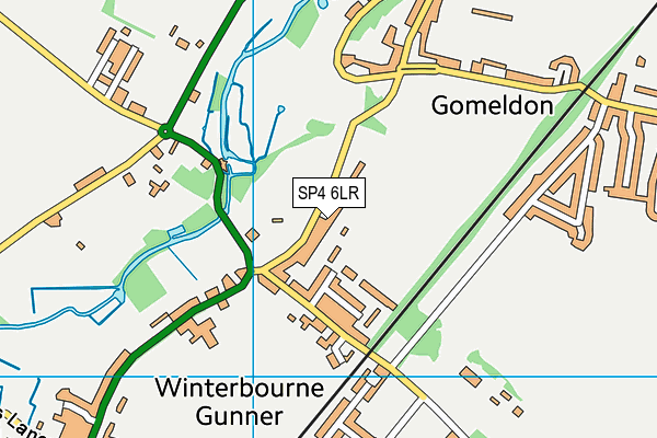 SP4 6LR map - OS VectorMap District (Ordnance Survey)