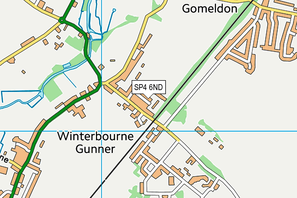 SP4 6ND map - OS VectorMap District (Ordnance Survey)