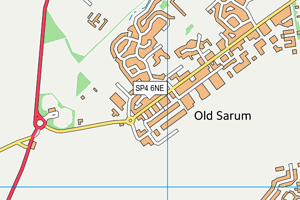 SP4 6NE map - OS VectorMap District (Ordnance Survey)