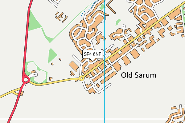SP4 6NF map - OS VectorMap District (Ordnance Survey)