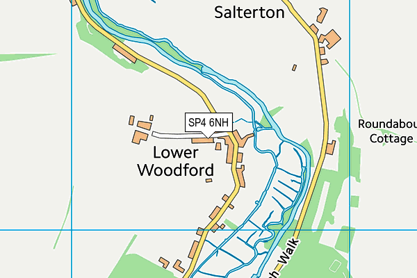 SP4 6NH map - OS VectorMap District (Ordnance Survey)