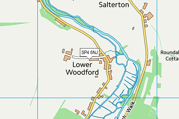 SP4 6NJ map - OS VectorMap District (Ordnance Survey)