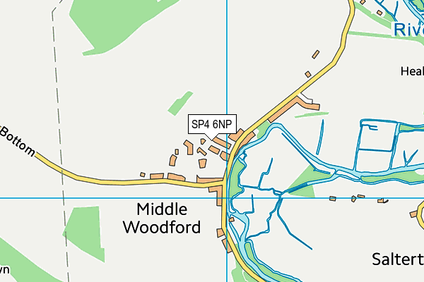 SP4 6NP map - OS VectorMap District (Ordnance Survey)