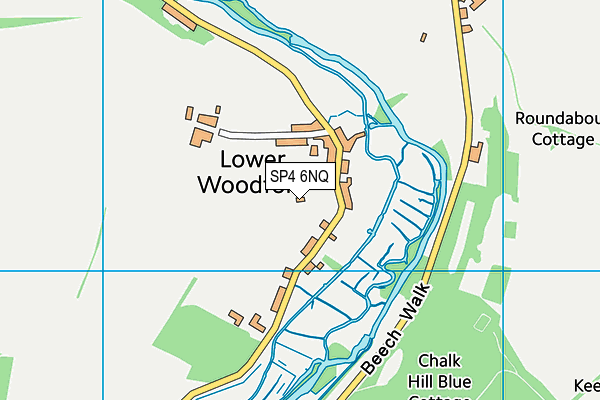 SP4 6NQ map - OS VectorMap District (Ordnance Survey)