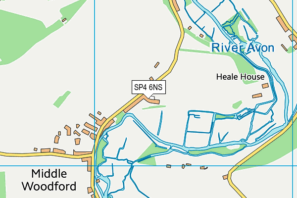 SP4 6NS map - OS VectorMap District (Ordnance Survey)