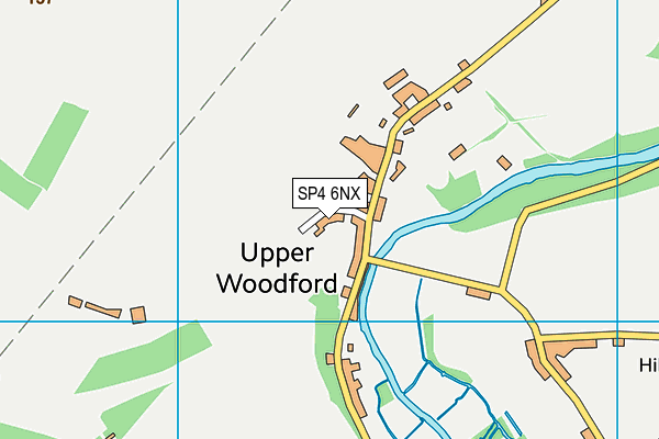 SP4 6NX map - OS VectorMap District (Ordnance Survey)