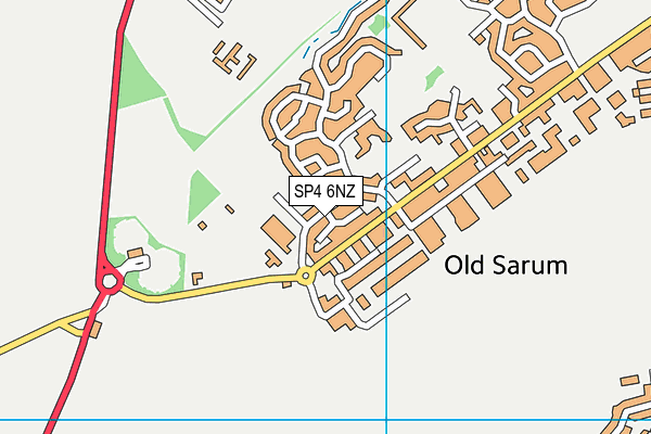 SP4 6NZ map - OS VectorMap District (Ordnance Survey)