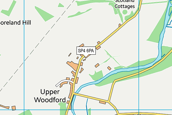 SP4 6PA map - OS VectorMap District (Ordnance Survey)