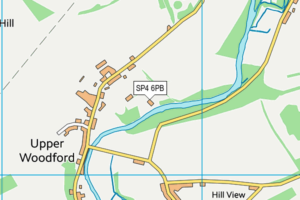 SP4 6PB map - OS VectorMap District (Ordnance Survey)