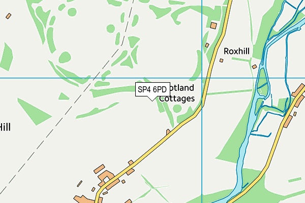 SP4 6PD map - OS VectorMap District (Ordnance Survey)