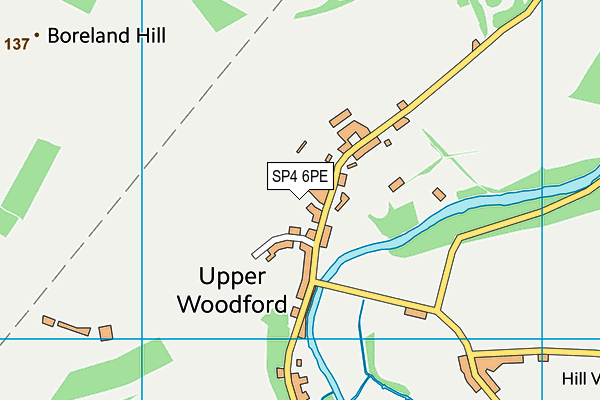 SP4 6PE map - OS VectorMap District (Ordnance Survey)