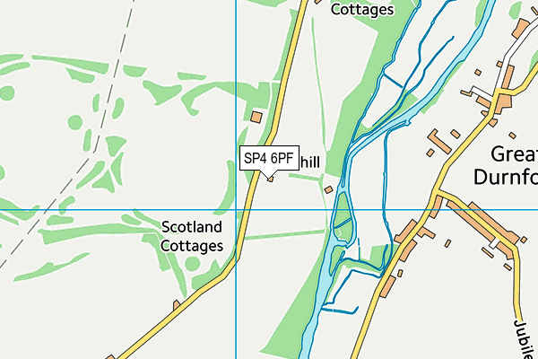 SP4 6PF map - OS VectorMap District (Ordnance Survey)