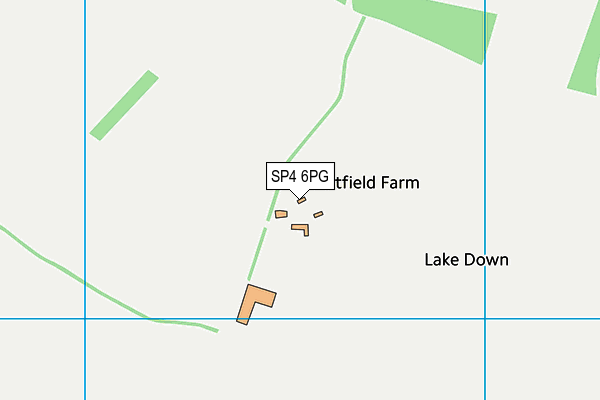 SP4 6PG map - OS VectorMap District (Ordnance Survey)