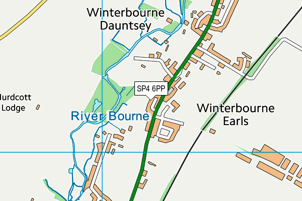 SP4 6PP map - OS VectorMap District (Ordnance Survey)